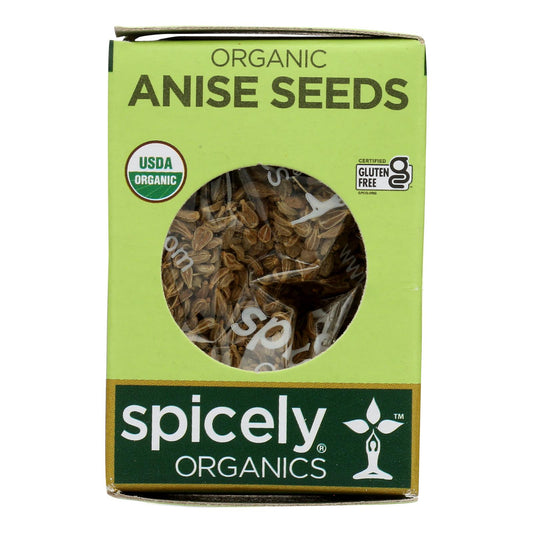 Spicely Organics - Organic Anise Whole - Case Of 6 - 0.3 Oz.