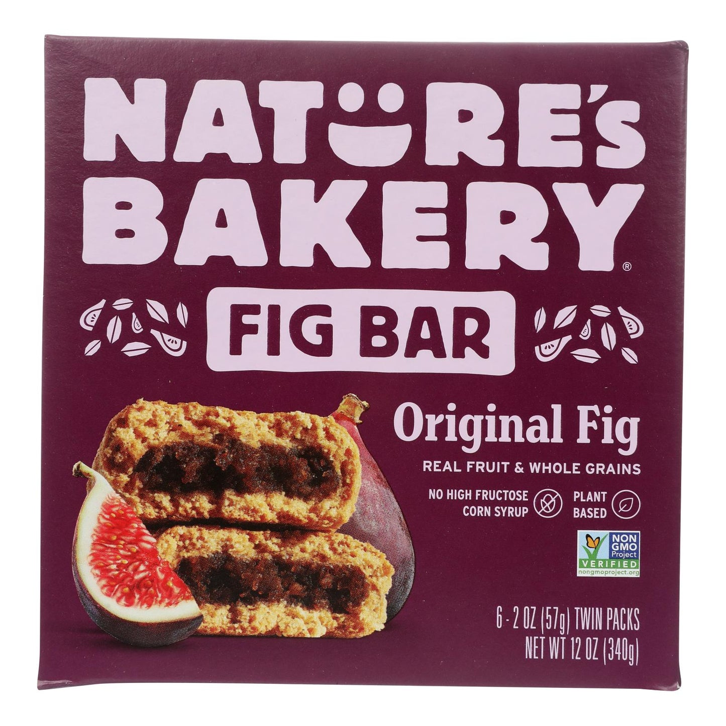 Nature's Bakery Stone Ground Whole Wheat Fig Bar - Original - Case Of 6 - 2 Oz.