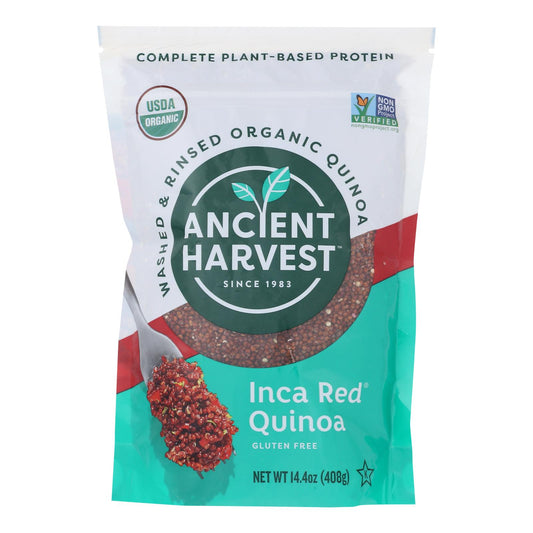 Ancient Harvest Organic Quinoa - Inca Red Grains - Case Of 12 - 14.4 Oz