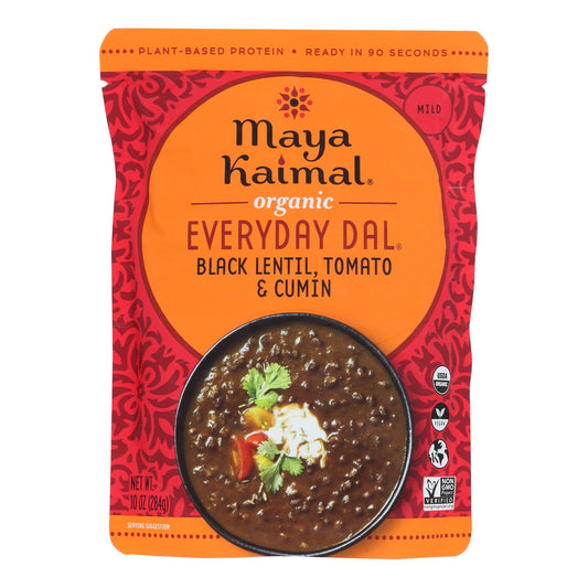 Maya Kaimal - Organic Everyday Dal - Black Lentil Tomato Cumin - Cs Of 6 -10 Oz