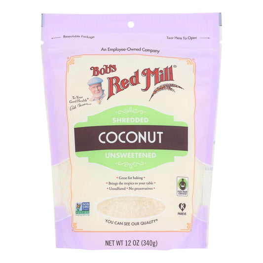 Bob's Red Mill - Coconut Shredded - Case Of 4-12 Oz