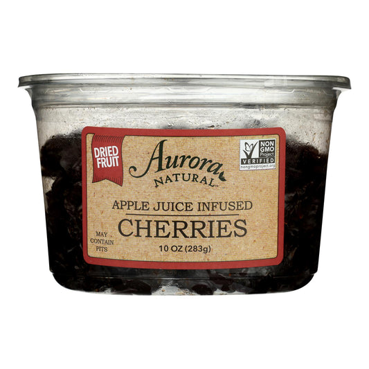 Aurora Natural Products - Apple Juice Infused Cherries - Case Of 12 - 10 Oz.