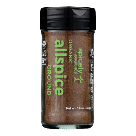 Spicely Organics - Organic Allspice - Ground - Case Of 3 - 1.6 Oz.