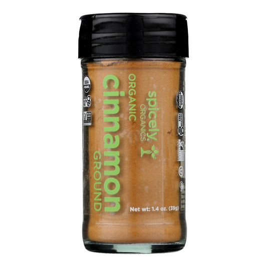 Spicely Organics - Organic Cinnamon - Ground - Case Of 3 - 1.4 Oz.