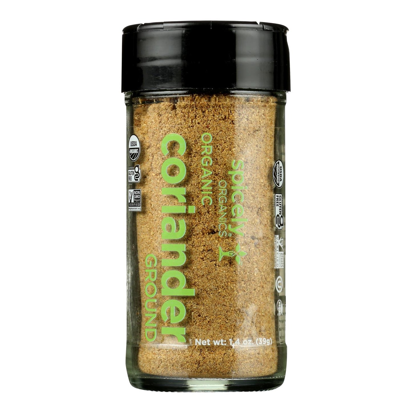 Spicely Organics - Organic Coriander - Ground - Case Of 3 - 1.4 Oz.