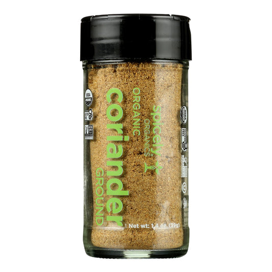 Spicely Organics - Organic Coriander - Ground - Case Of 3 - 1.4 Oz.
