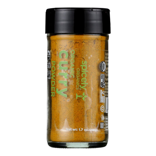 Spicely Organics - Organic Curry - Powder - Case Of 3 - 1.7 Oz.