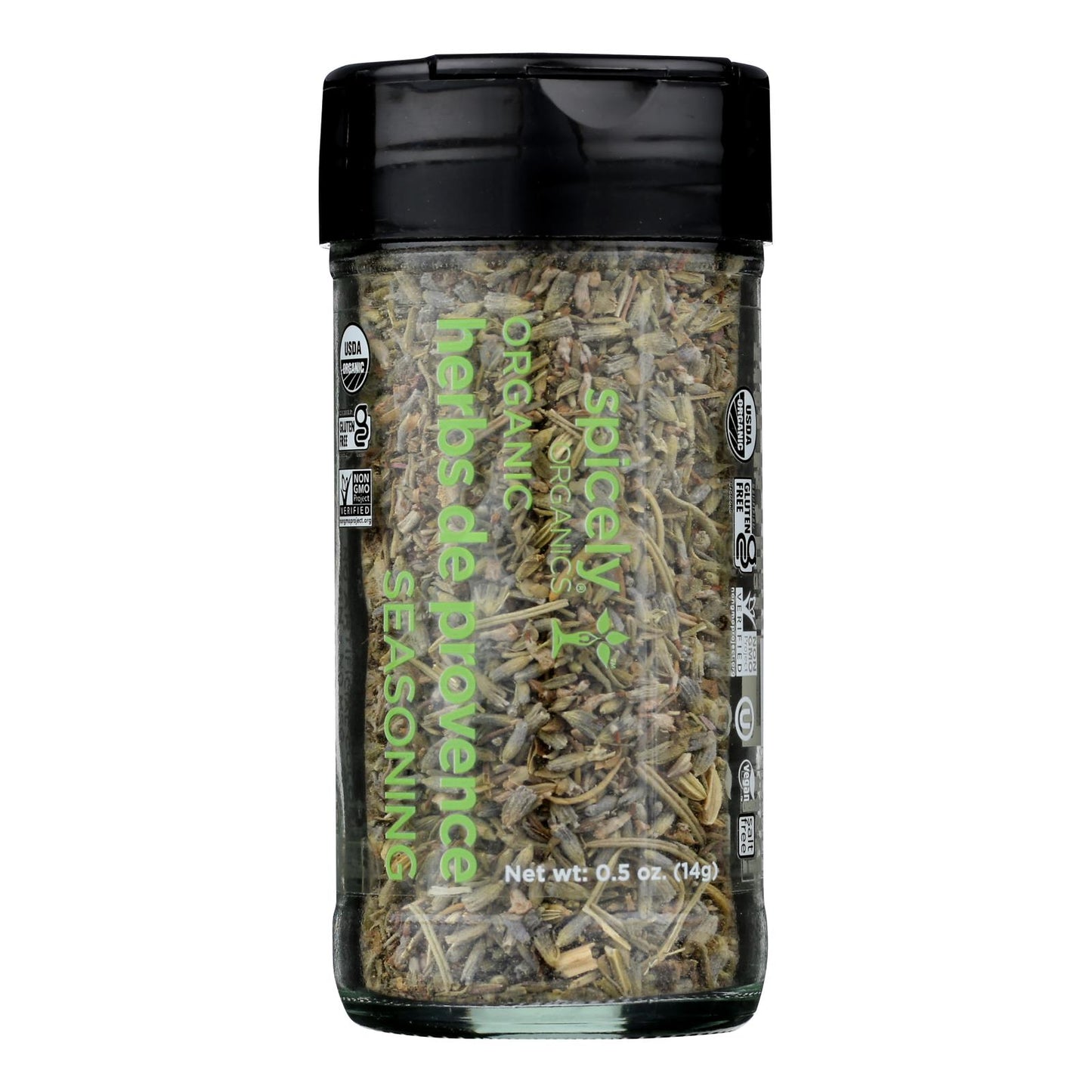 Spicely Organics - Organic Herbs De Provence - Case Of 3 - 0.5 Oz.