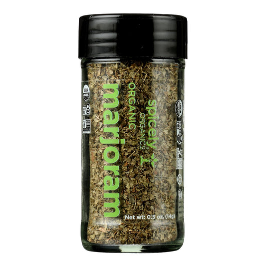 Spicely Organics - Organic Marjoram - Whole - Case Of 3 - 0.5 Oz.