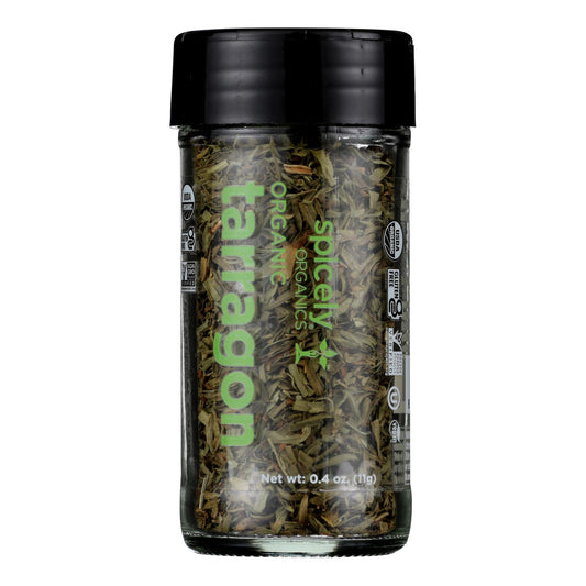 Spicely Organics - Organic Tarragon - Case Of 3 - 0.4 Oz.